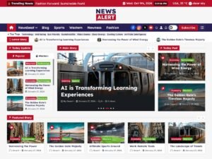 Free NewsAlert WordPress Theme