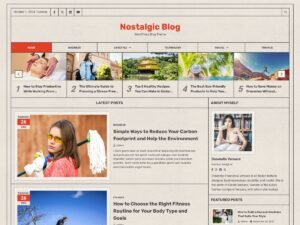 Free Nostalgic Blog WordPress Theme