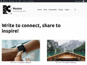Free Nostos WordPress Theme