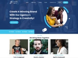Free Omega Design Agency WordPress Theme