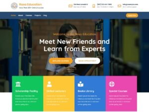 Free Rasa Education WordPress Theme