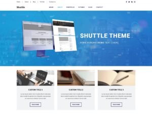 Free Shuttle Engage WordPress Theme