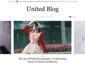 Free United Blog WordPress Theme