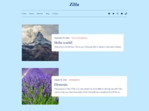 Free Ziraj WordPress Theme