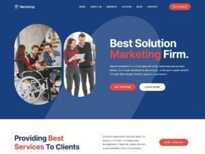 Free Blockskit Marketing WordPress Theme