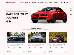 Free Car Auto Parts WordPress Theme