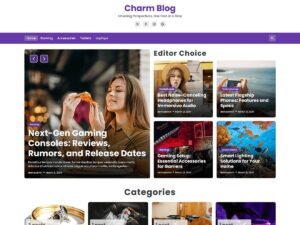 Free Charm Blog WordPress Theme