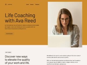 Free CoachAva WordPress Theme