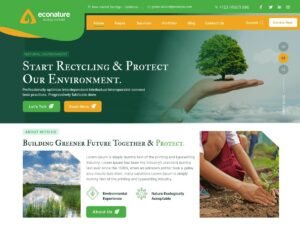 Free Eco Nature Zone WordPress Theme