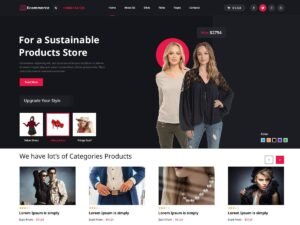 Free Ecommerce Bazaar WordPress Theme