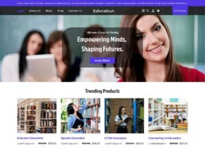 Free Educator Academy WordPress Theme