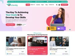 Free Elearning Workshop WordPress Theme