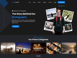 Free FSE Photographs WordPress Theme
