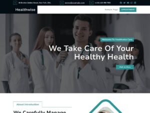 Free Healthwise WordPress Theme