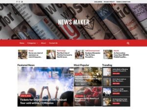 Free News Maker WordPress Theme