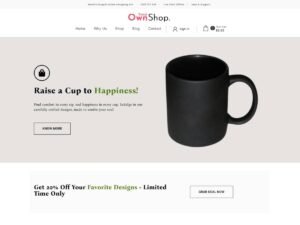 Free Own Shop Trend WordPress Theme