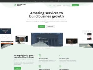 Free Patterns Store Front WordPress Theme