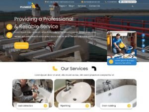 Free Plumber Workshop WordPress Theme