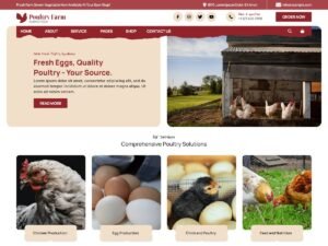 Free Poultry Farm WordPress Theme