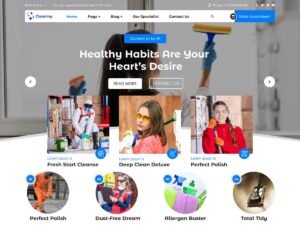 Free Prime Cleaning Services WordPress Theme