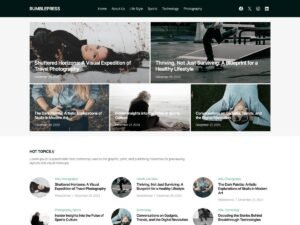 Free Rumblepress WordPress Theme