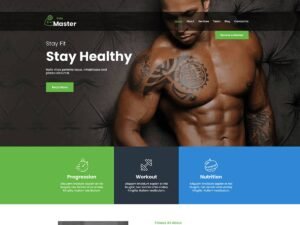 Free SKT Gym Master WordPress Theme