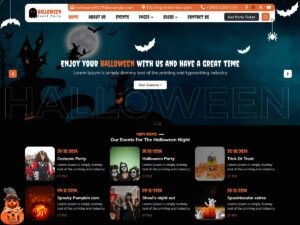 Free Scary Halloween WordPress Theme