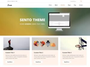 Free Sento eMagazine WordPress Theme