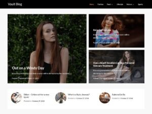 Free Vault Blog WordPress Theme