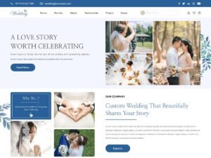 Free Wedding Ceremony WordPress Theme
