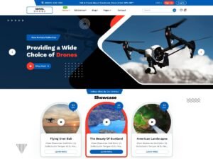 Free Aerial Drone WordPress Theme