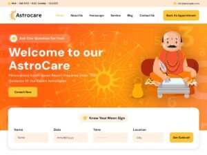 Free Astrocare WordPress Theme