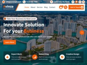 Free Avinza WordPress Theme