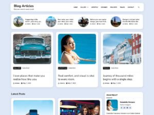 Free Blog Articles WordPress Theme