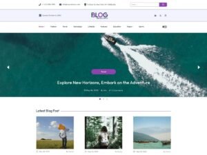 Free Blog Reflection WordPress Theme