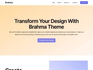 Free Brahma WordPress Theme