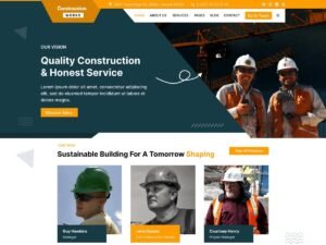 Free Building Architect WordPress Theme