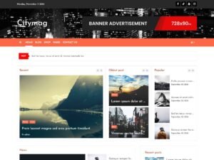 Free Citymag WordPress Theme