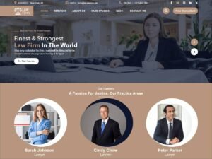 Free Classic Law Firm WordPress Theme