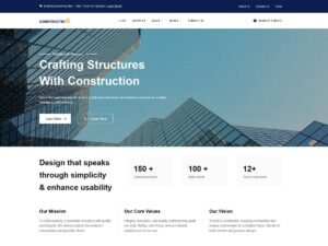 Free Constructionn WordPress Theme