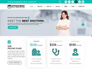 Free Consultant Appointment WordPress Theme