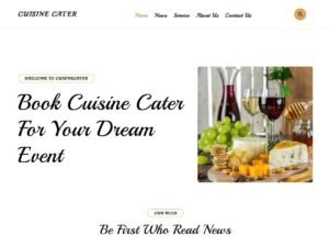 Free Cuisinecater WordPress Theme