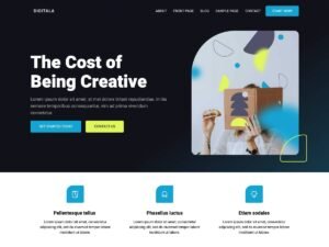 Free Digitala WordPress Theme