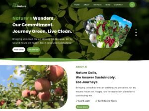 Free Eco Green WordPress Theme
