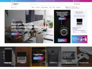 Free Electronics Retailer WordPress Theme