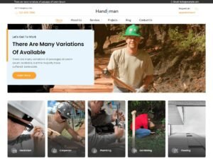 Free Expert Handyman WordPress Theme
