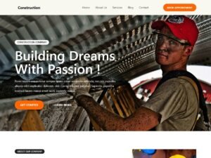 Free Expose Construction WordPress Theme