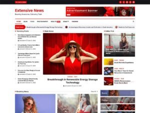 Free Extensive News WordPress Theme