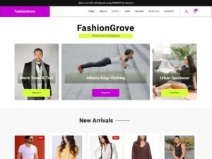 Free FashionGrove WordPress Theme