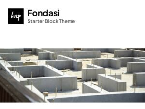 Free Fondasi WordPress Theme